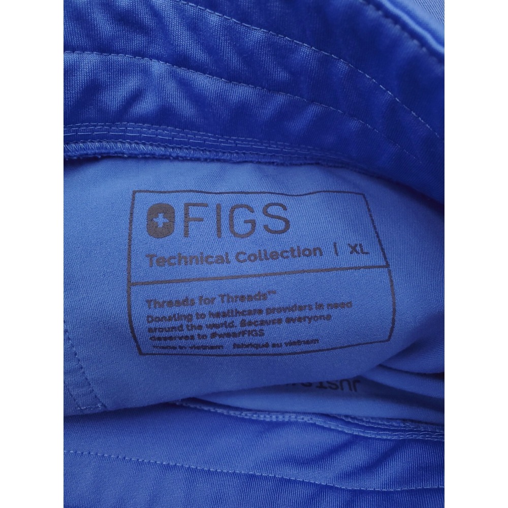 Figs Scrub Pants Womens Extra Large Blue Zamora Jogger Cargo Medical Nursing - Picture 12 of 16